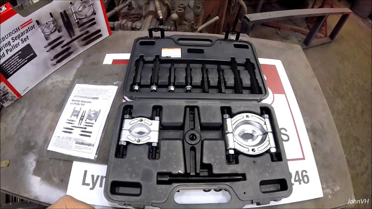Pittsburgh Bearing Separator and Puller Set 62593 Harbor Freight