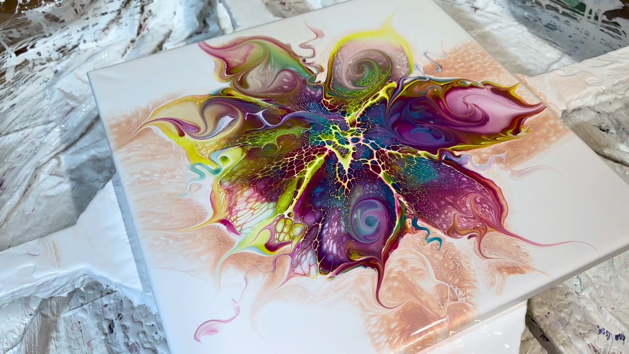 Bright and Colorful Springtime Floating Bloom full of SHIMMERS!! ✨🌺🎨