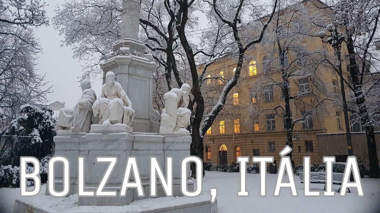 NEVE pelas ruas de Bolzano, na Itália | VLOG | Rafa Antunes