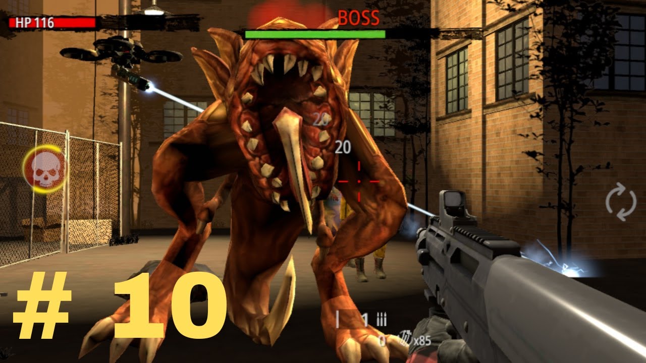 Zombie Hunter D-Day-BOSS MODE // Android Gameplay Part-10