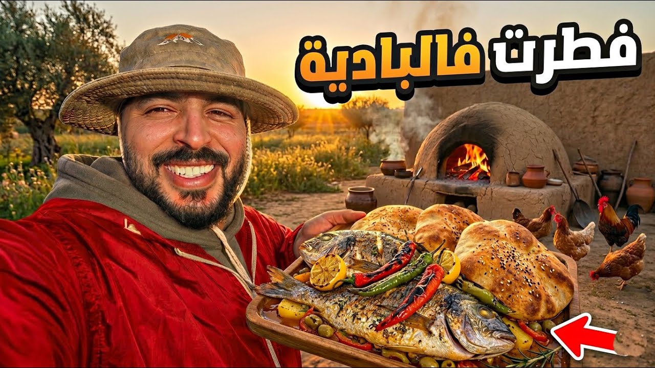 رجعت لزمن الأجداد! طيبت فطور رمضان في فران الطين🛖 النتيجة 😱🔥