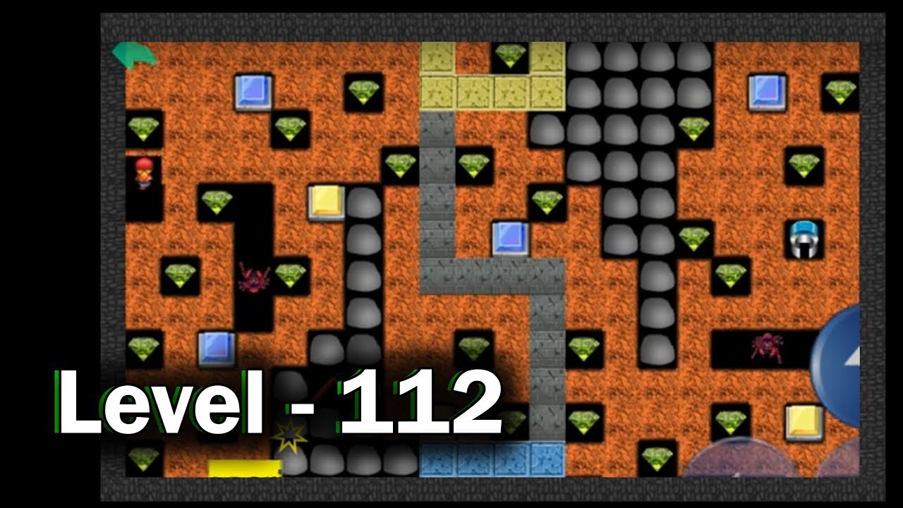 Diamond mine level 112 collected all 30 diamonds