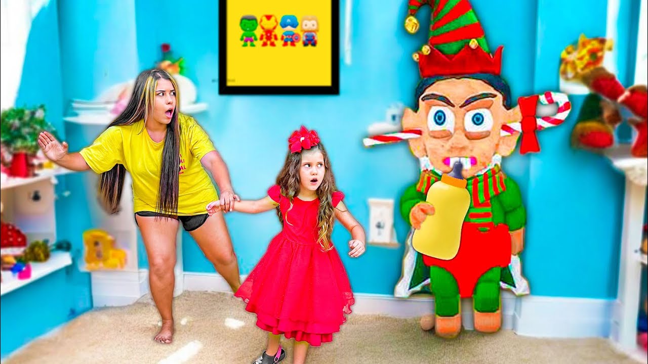 LARISSA E LAYRA TIVERAM QUE FUGIR DO BEBÊ ELFO MALVADO !