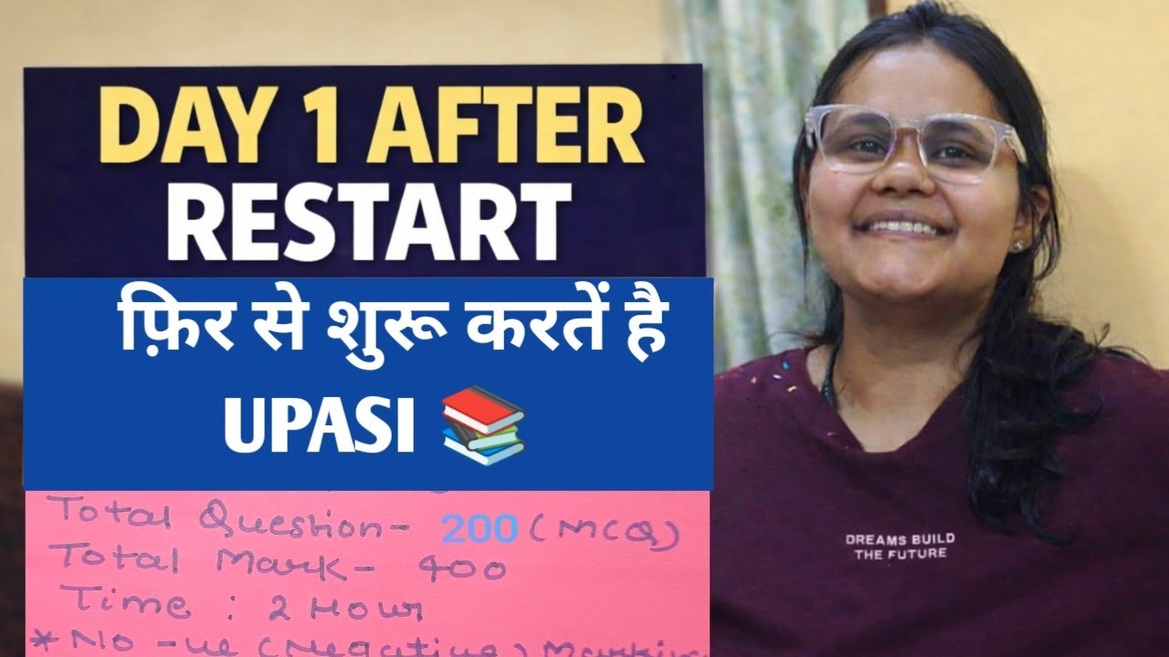 Day 1 After Restart | UPASI 2026 Preparation Begins + Typing Practice + Real Study Routine