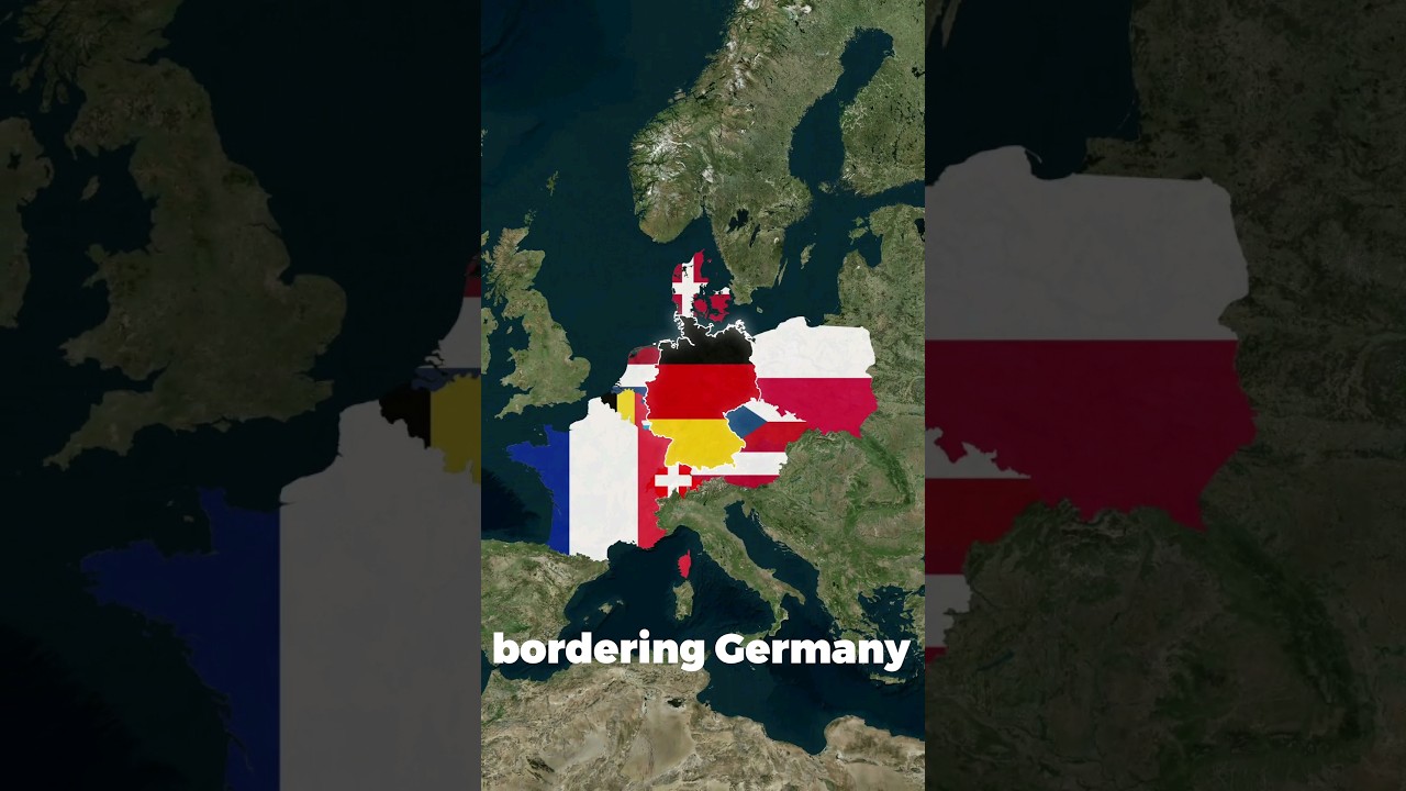 Which countries are neighbours of Germany ? 🤔 #geography