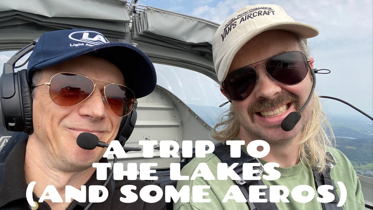 Scenic trip to the LAKE DISTRICT and some AEROBATICS in a VANS RV-7 | Full ATC