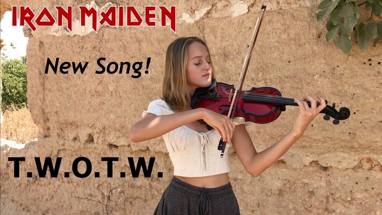 New IRON MAIDEN Song "The Writing On The Wall"  - Acoustic Violin & Guitar Cover