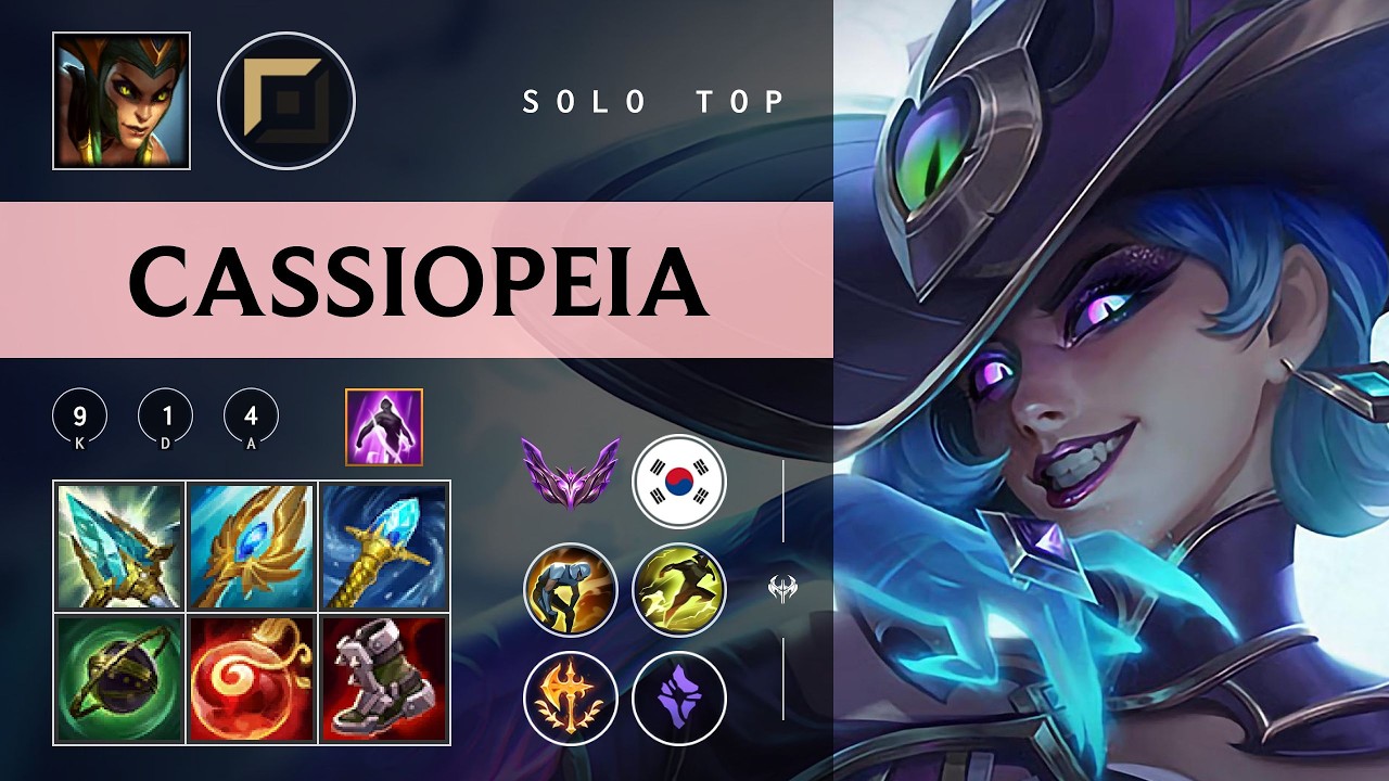 Cassiopeia Top vs Nocturne - KR Master Patch 26.05