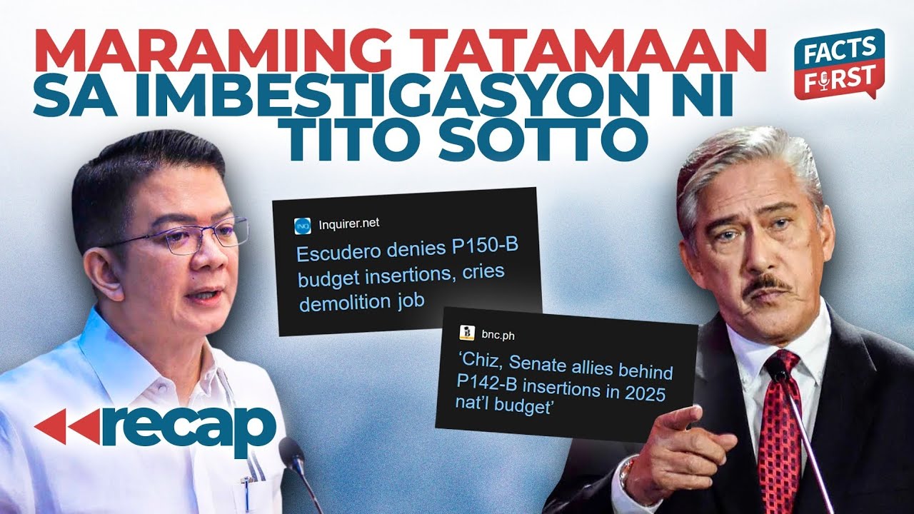 Harangin kaya sa Senado ang planong imbestigasyon ni Tito Sotto?