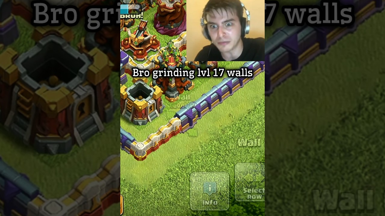 Why Upgrade Walls? in #clashofclans #shorts #coc