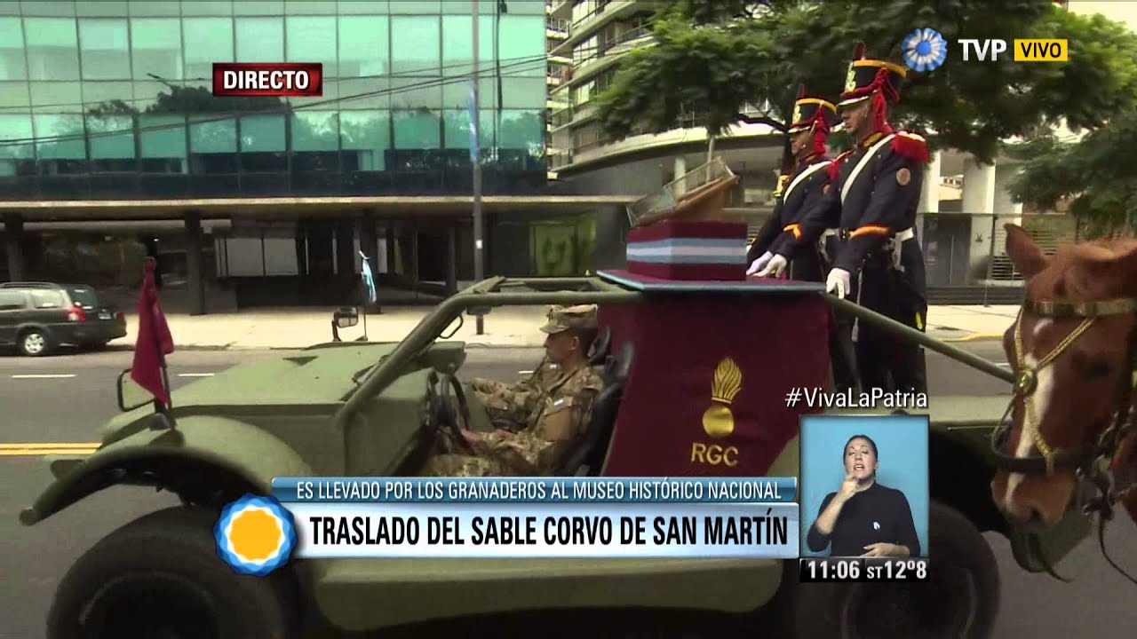 Visión 7 - Programa especial: Traslado del Sable Corvo del Gral. San Martín (Bloque 1)