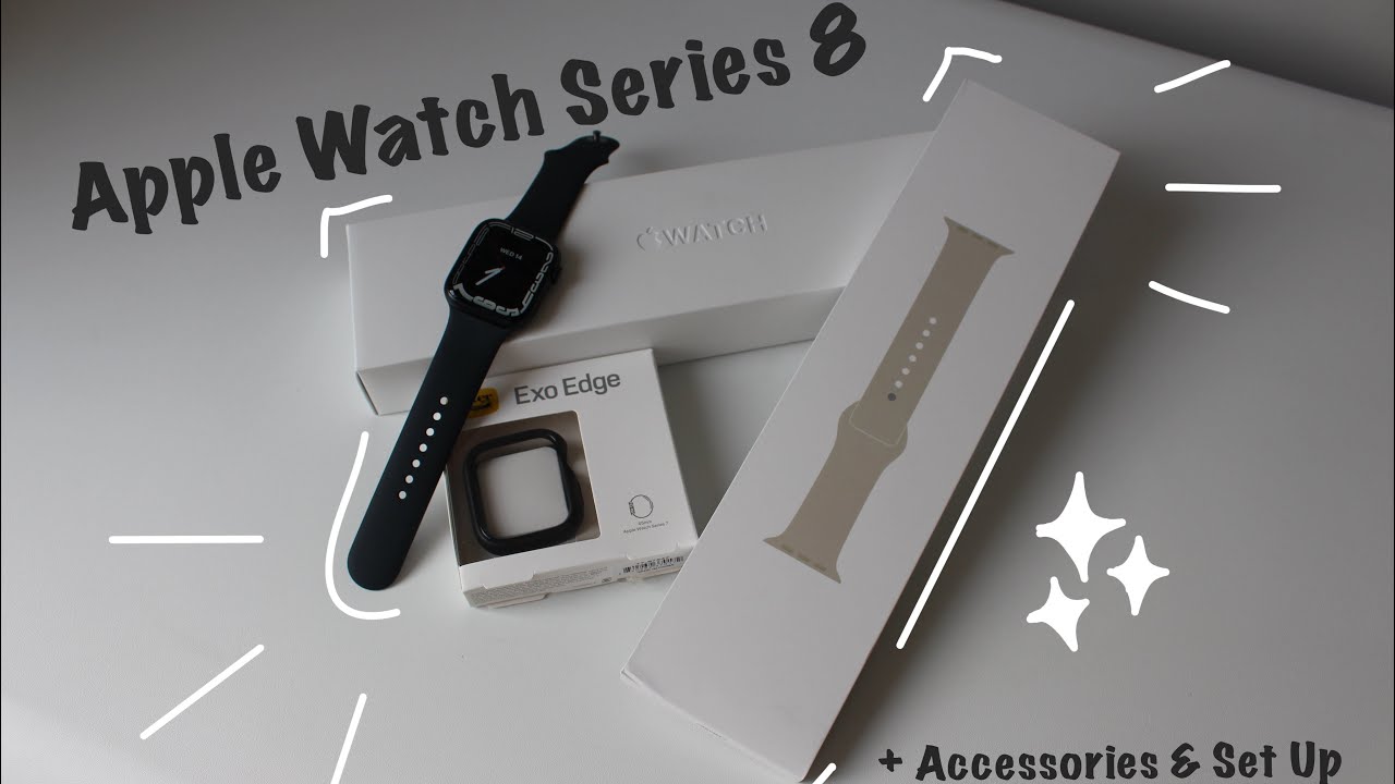 🍎📦 Unboxing Apple Watch Series 8 45mm + Set Up + Accessories !!