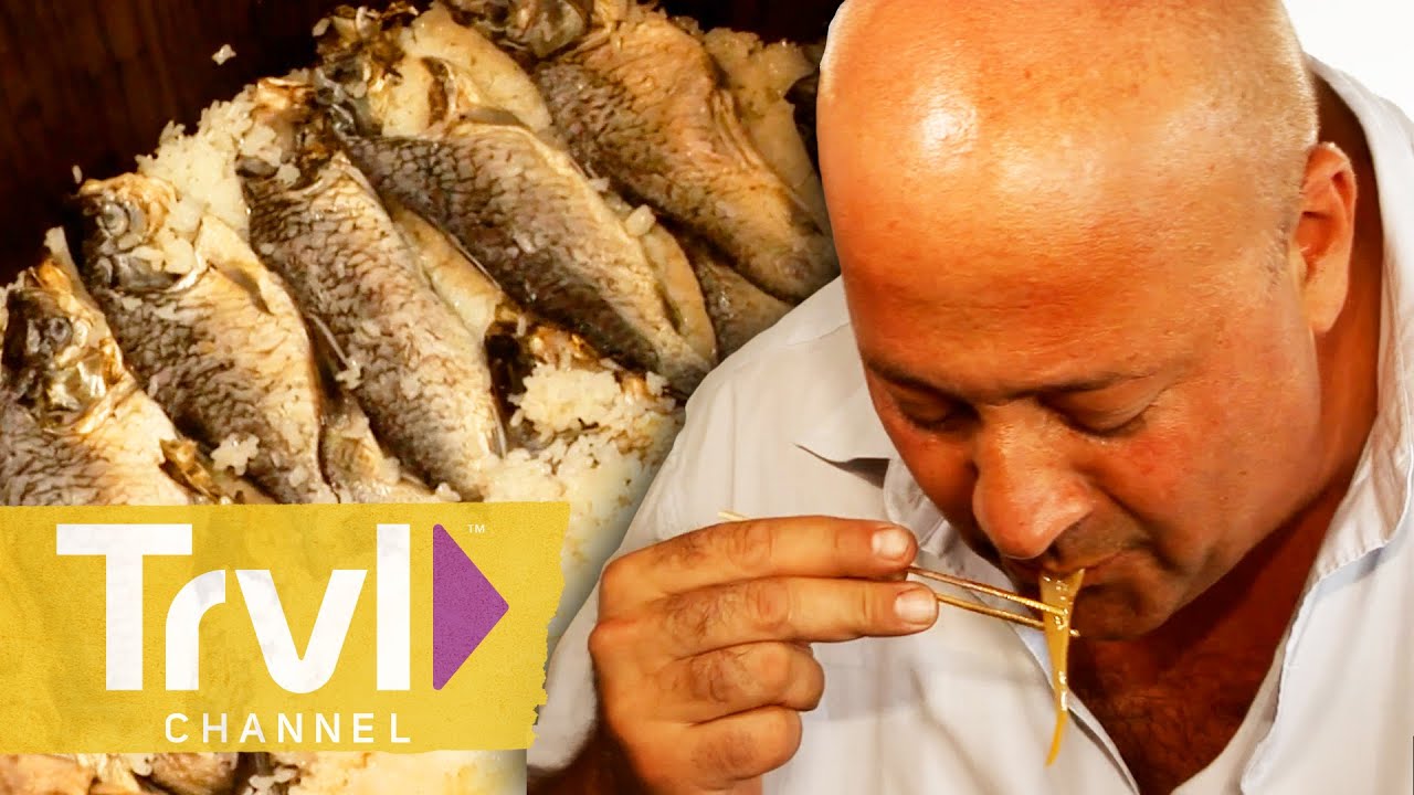 CRAZIEST Fish Dishes 🐠 | Bizarre Foods with Andrew Zimmern | Travel Channel
