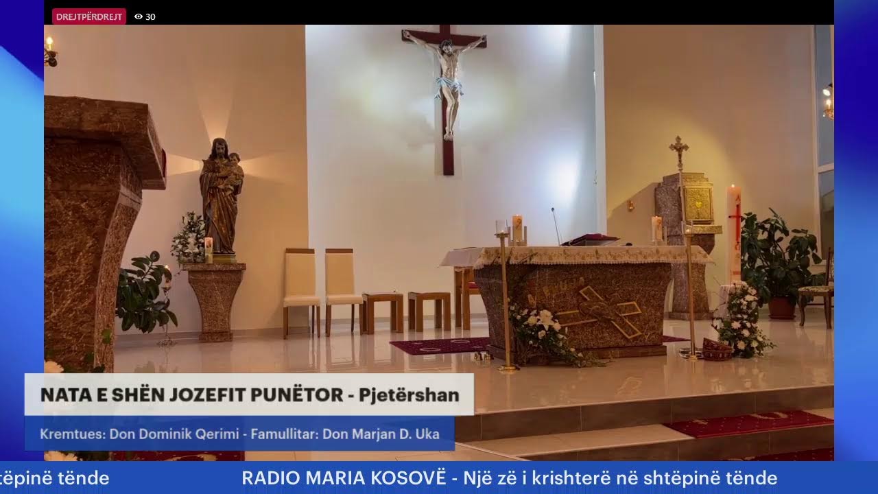 NATA E SHËN JOZEFIT PUNËTOR - Pjetërshan