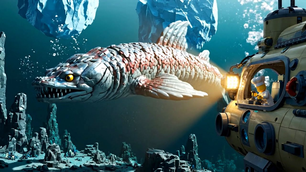 LEGO Deep Sea Hunt 🐟 Patagonian Toothfish | Epic LEGO Animation