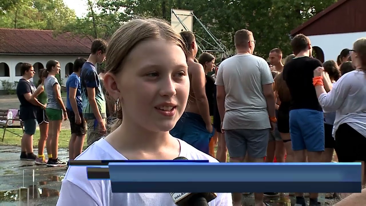 Forró volt a hangulat a bibósok gólyatáborában (Halas Tv - Hírnapló)