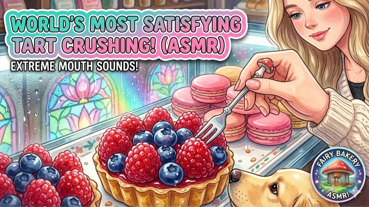 Watch to fall asleep immediately POV: You Found the Secret Bakery Inside a Giant Mushroom 🍄🌧️ (ASMR)