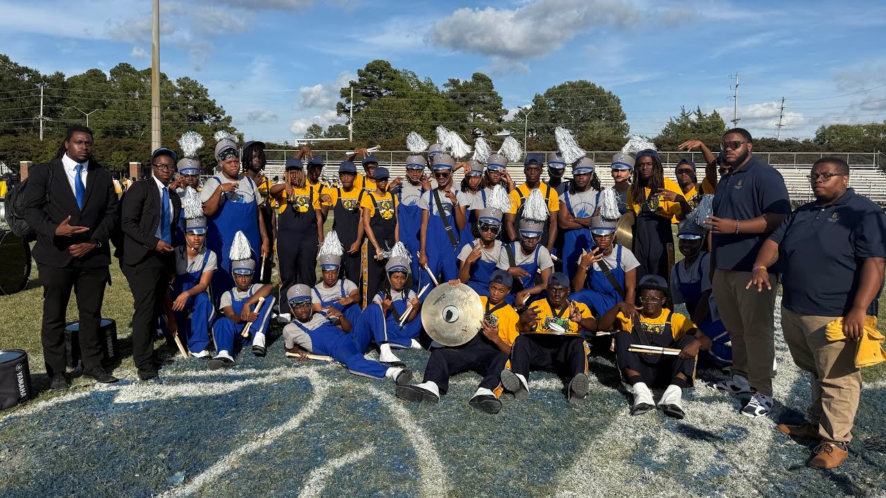 ECSU POISON VS JCSU Funk Phi MOB Drumline battle 9-13-25 