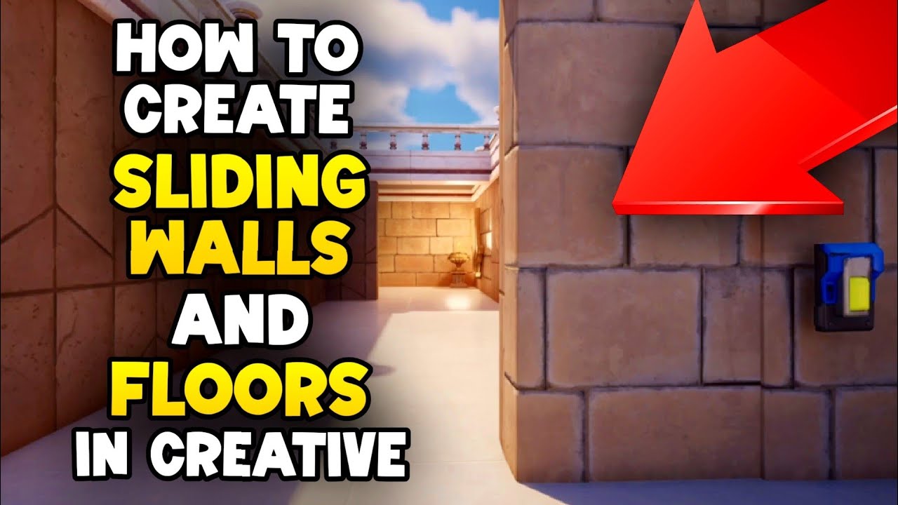 Как создать раздвижные стены и полы в Fortnite Creative