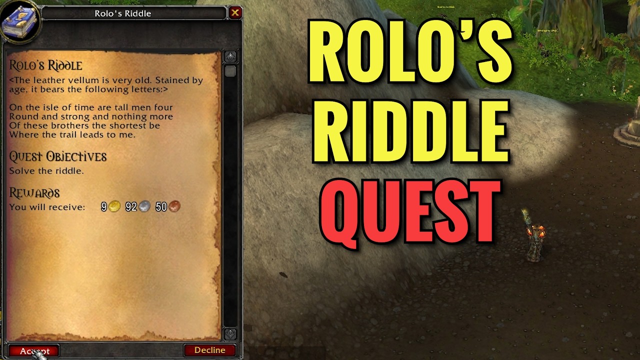 Rolo's Riddle Quest (WoW MOP)
