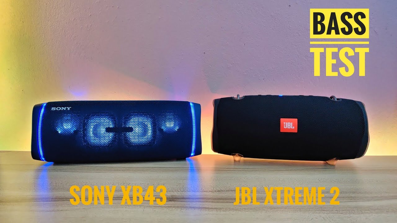 Sony xb43 vs Jbl xtreme 2 Bass Test!!🔥☠️