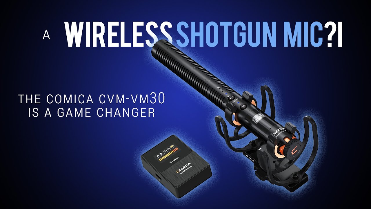 A WIRELESS Shotgun Mic?! Wish Fullfilled. This Comica CVM-VM30 is a game changer.