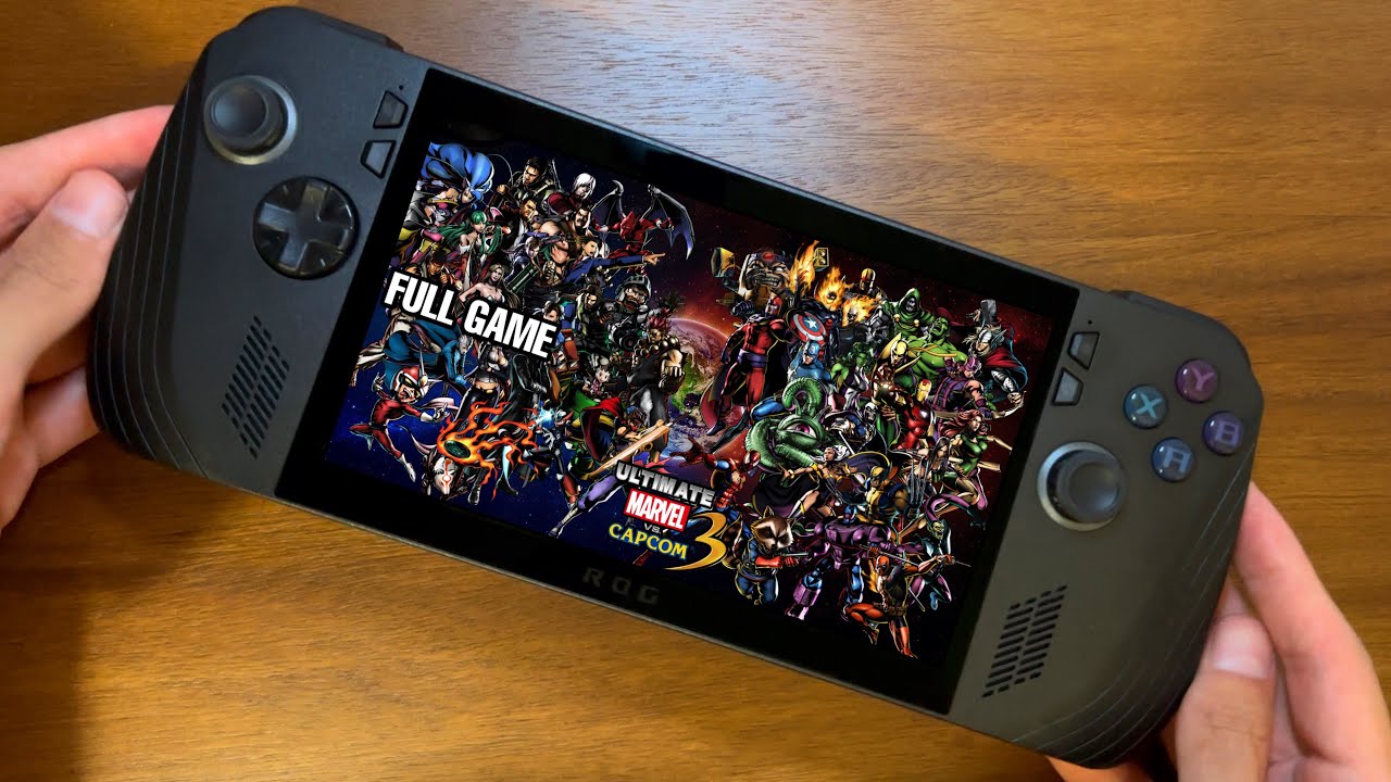 Ultimate Marvel vs. Capcom 3 (Full Game) Asus ROG Ally X Gameplay