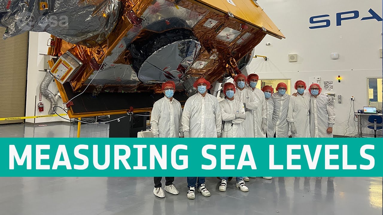 Copernicus Sentinel-6 measuring sea levels using radar altimetry