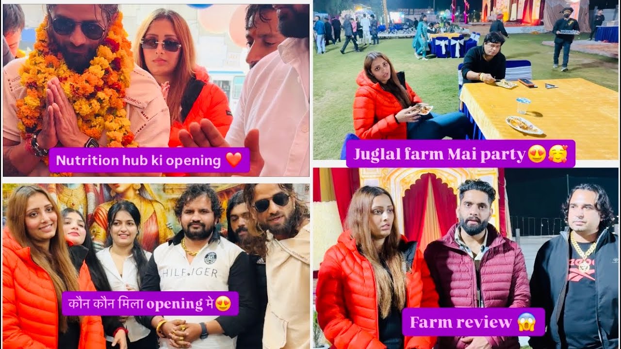 Sonipat गये opening में 🙏🏻❤️ Juglal farm में special party 🥰😍