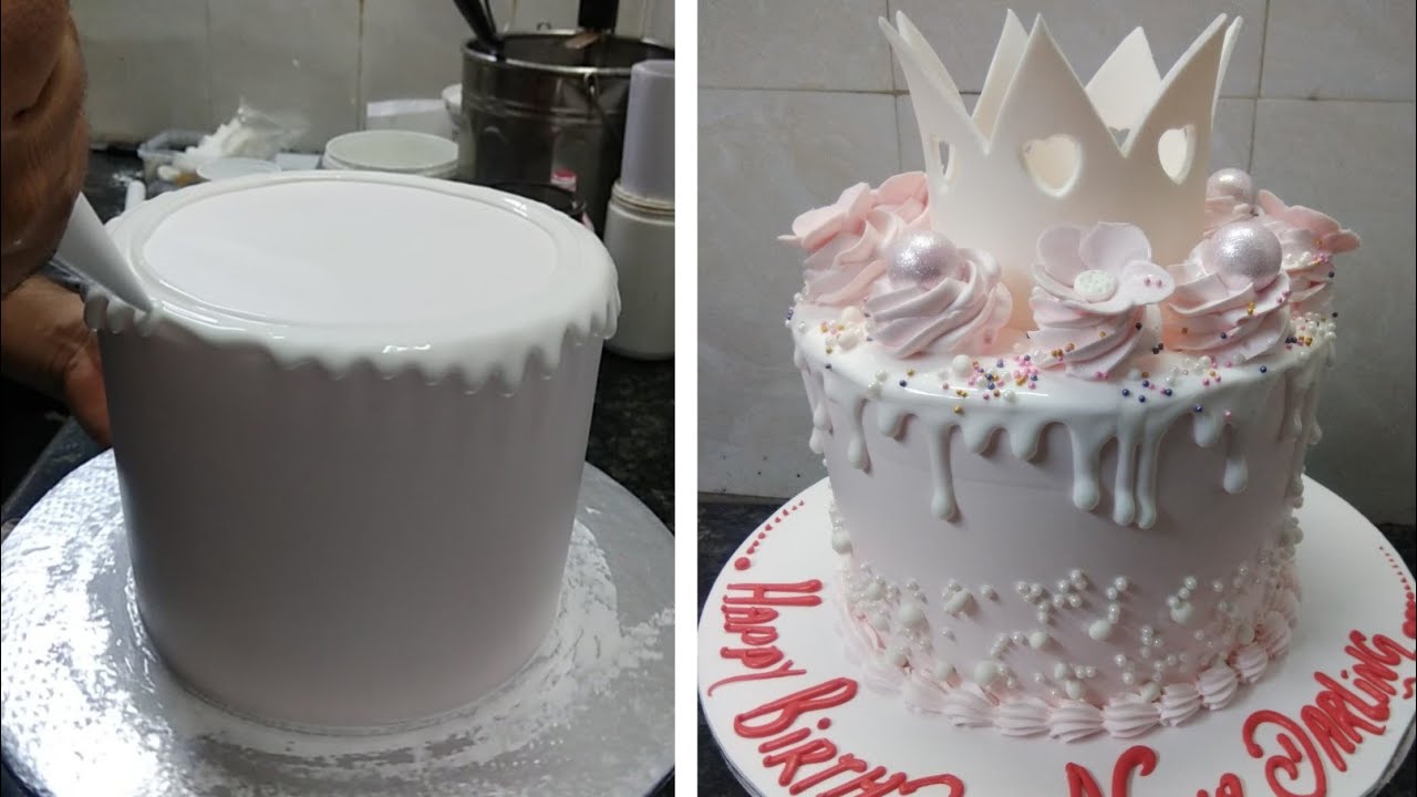 Birthday Cake Design |Fancy Birthday Cake |Crown Cake Design |New Cake Wala