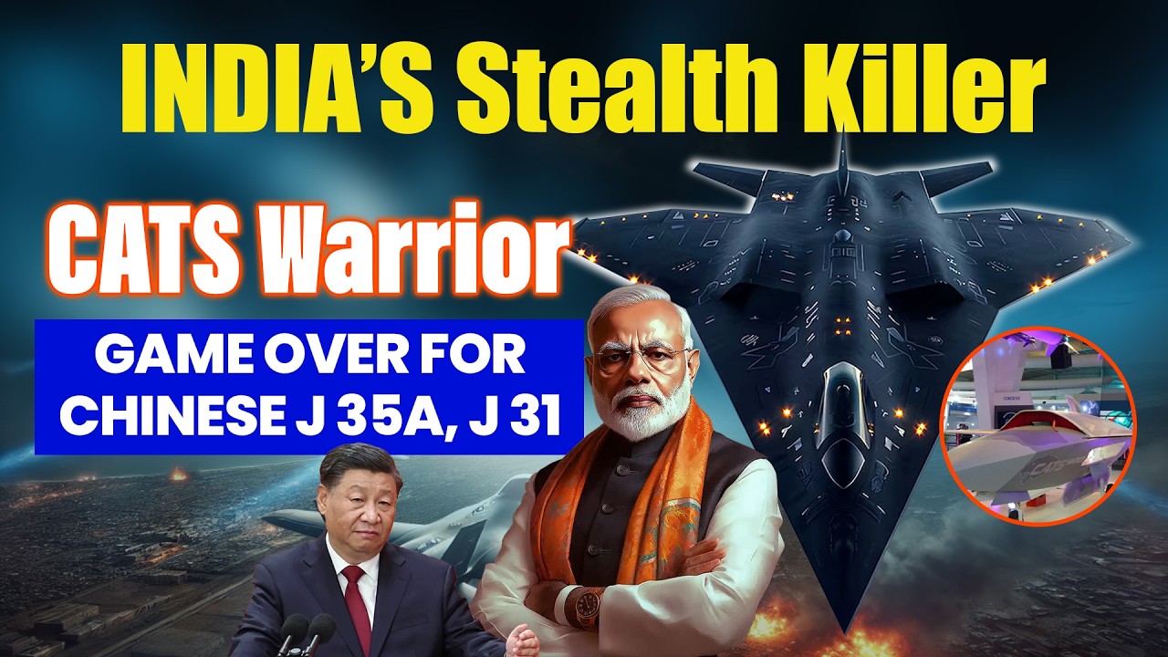 This is Huge! HAL Develops India's First Stealth Aircraft Stealth CATS WARRIOR vs Chinese J35A