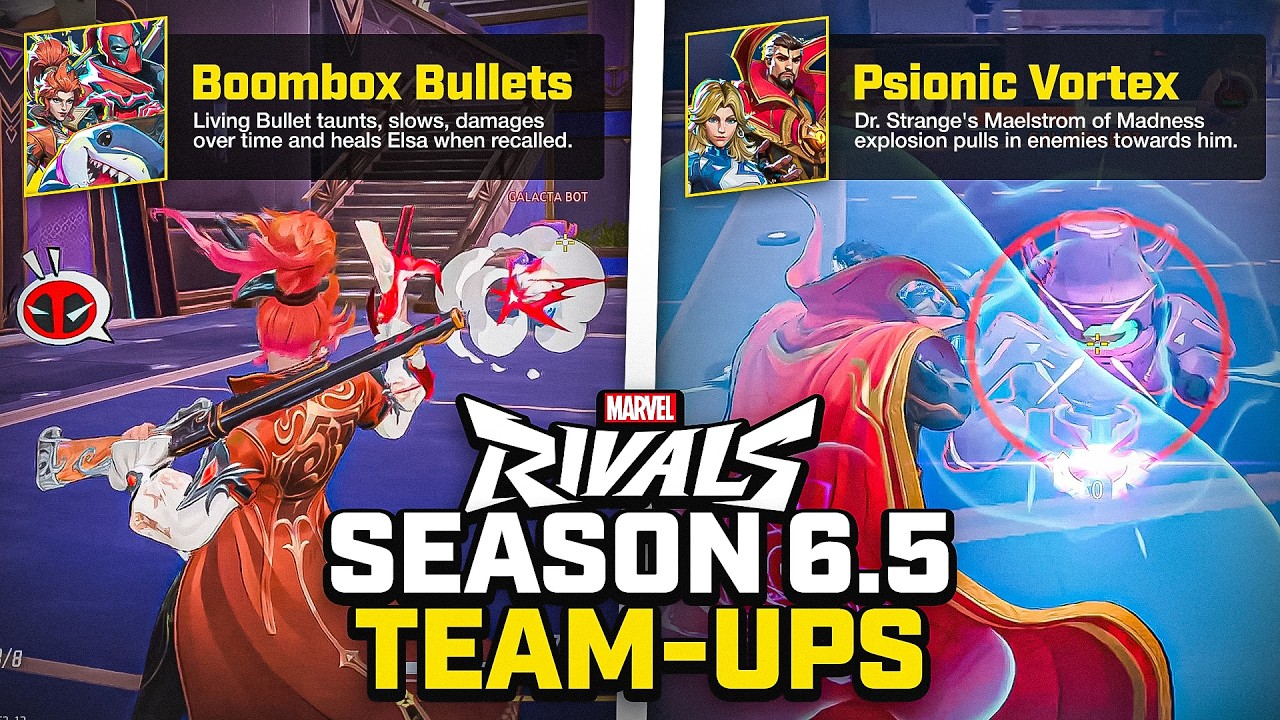 First Look At The TEAM-UPS in Season 6.5 of Marvel Rivals!