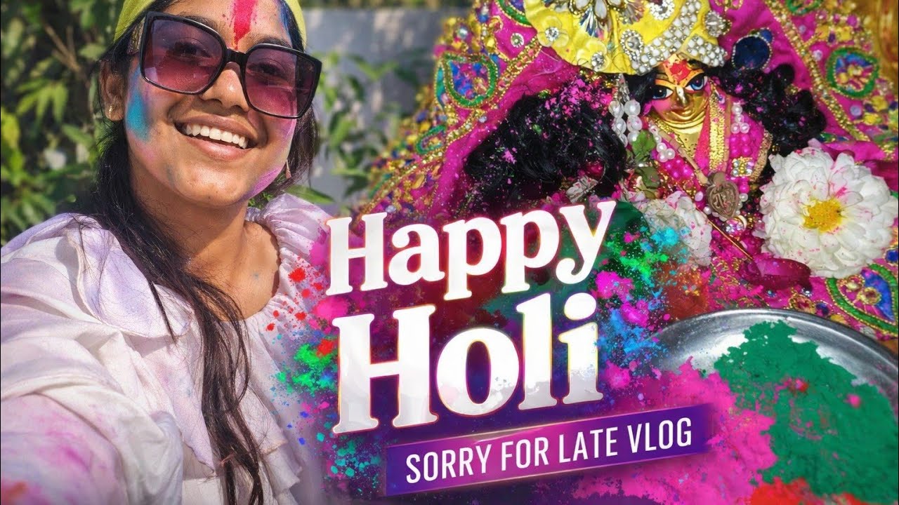 🌈 Rangon Wali Holi 2026 | Full On Masti Vlog |Mahi thapa vlogs soryy for late 🥲#subscribemychannel 