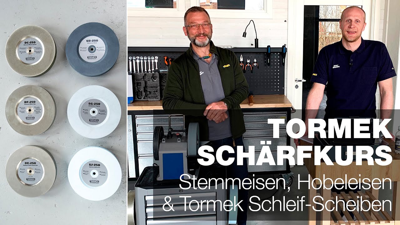 Stemmeisen, Hobeleisen & Tormek Schleif-Scheiben | Teil 3 | Tormek Live Schärfkurs