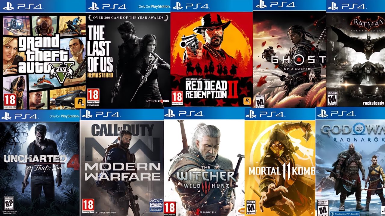 Top 25 Best PS4 Games of All TimeBest PlayStation 4 Games