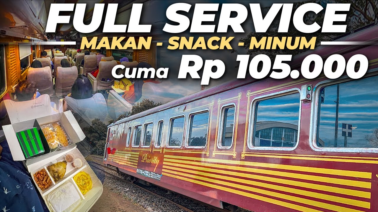 KERETA MEWAH 100 RIBU DAPET MAKAN ‼️ WORTH IT BANGET | Trip Tarif Khusus Priority KA Pandalungan