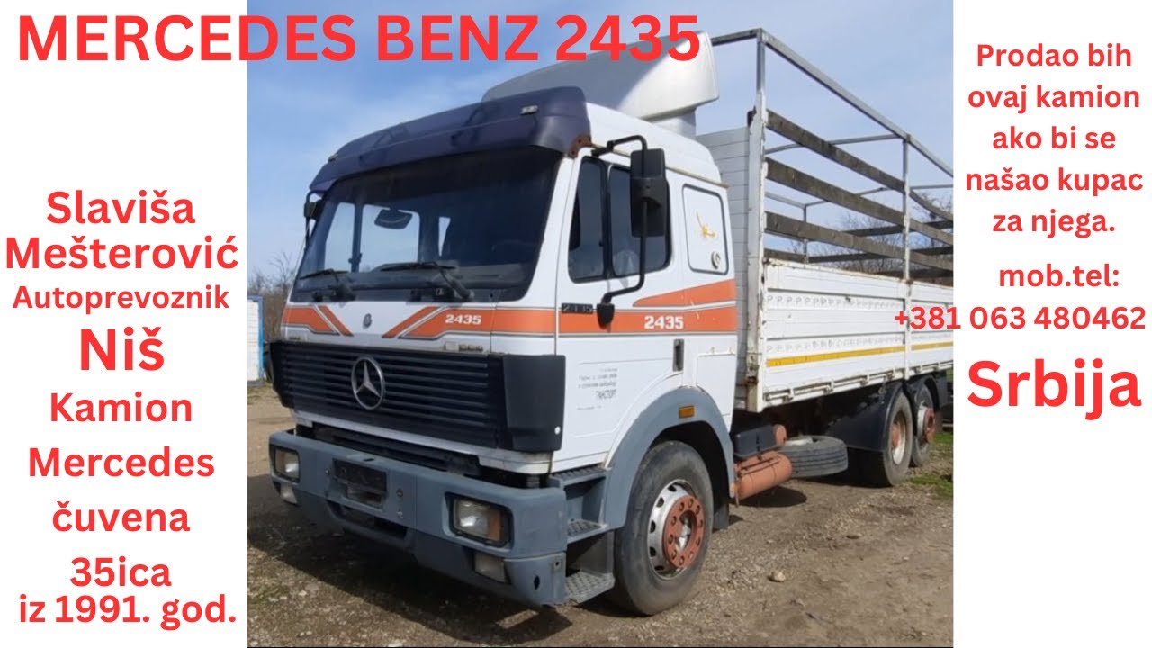 MERCEDES BENZ 2435 PREZENTACIJA PROBNA VOZNJA EVENTUALNA PRODAJA