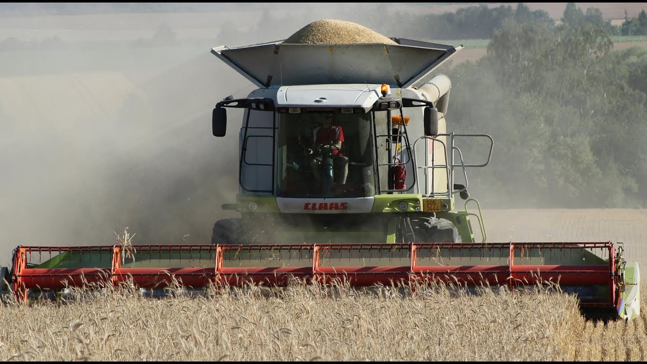 ŽNĚ ječmen 2018 - Kašpar s.r.o. / 2x CLAAS LEXION 600, JOHN DEERE T670 Hillmaster
