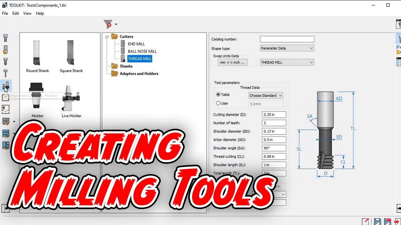 ToolKit - Creating Milling Tools