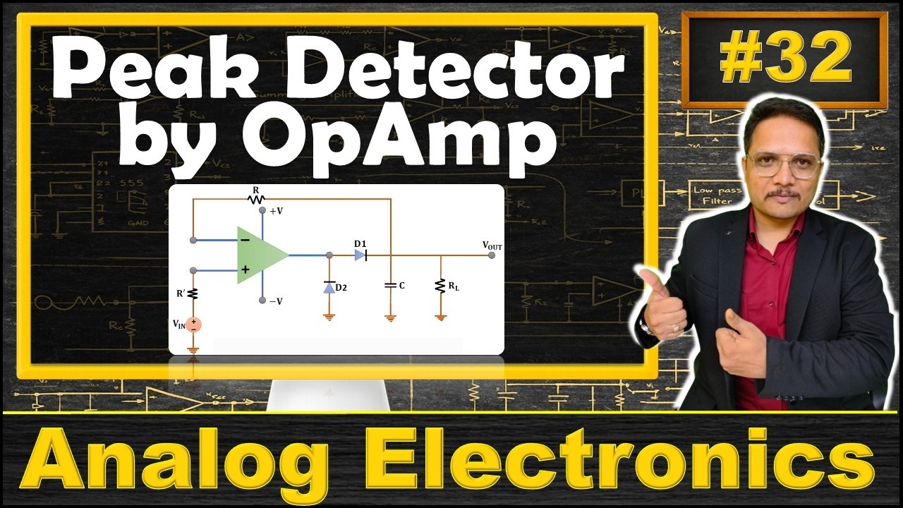 Peak Detector using OpAmp (Basics, Circuit, Working & Waveforms) Explained