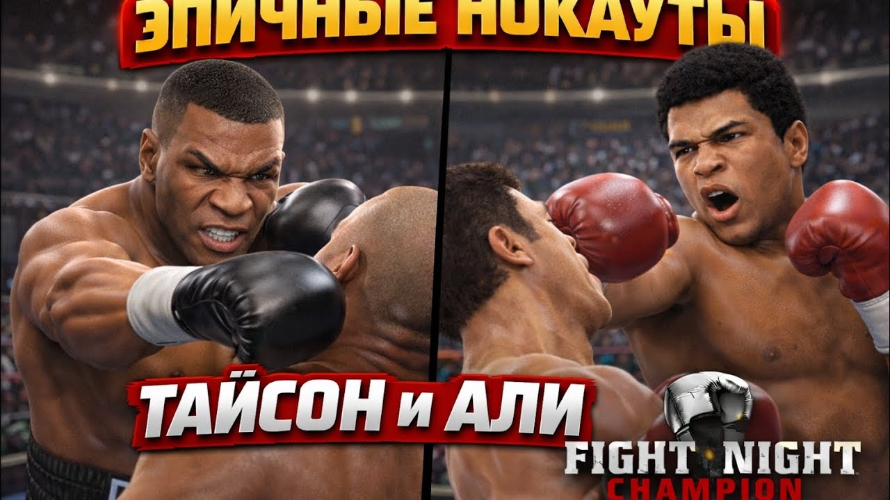 «Нокауты легенд бокса: Тайсон и Али» в fight night champion 