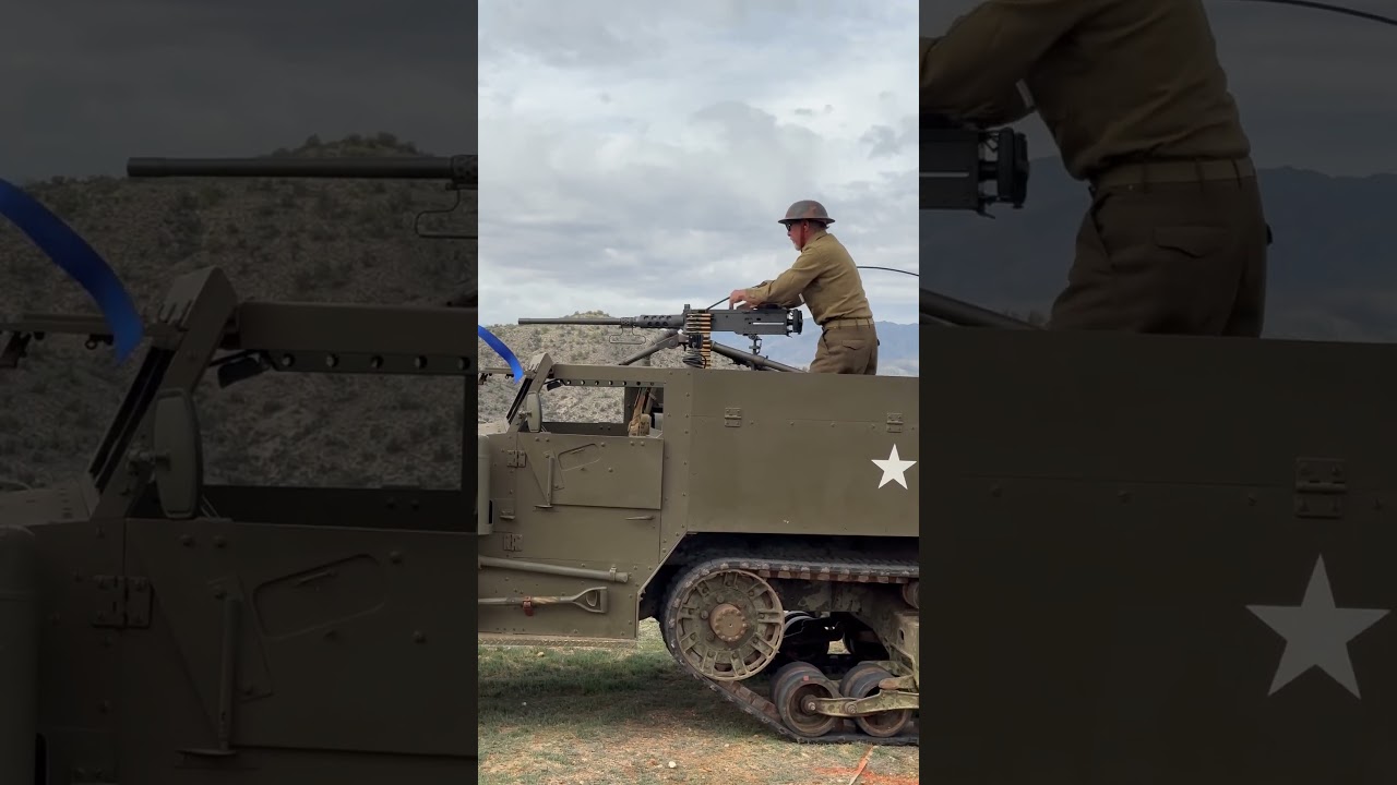 M2 Browning Mounted Shooting .50 BMG Full Auto Belt Fed at Big Sandy Shoot 2024 #shooting #gun