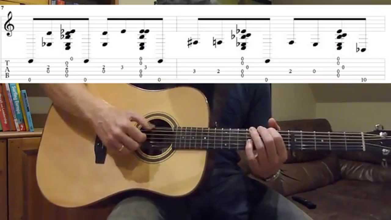 Как играть песню She Treats Me Well Бена Ховарда только с табулатурой, вступлением и куплетом