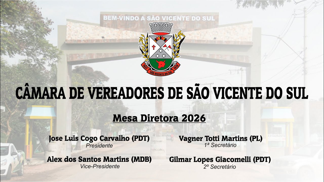 SESSÃO ORDINÁRIA 04/2026 | 10 DE MARÇO DE 2026 | SALA DE SESSÕES FRANCISCO EMÍLIO GABRIEL