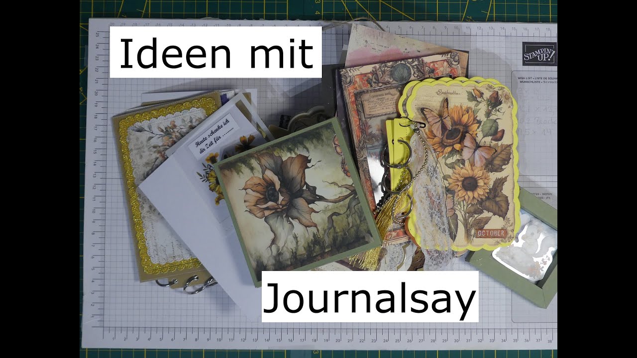 #Journalsy??? Und was macht man damit??? Ich zeige Euch Beispiele, was Ihr tolles machen könnt