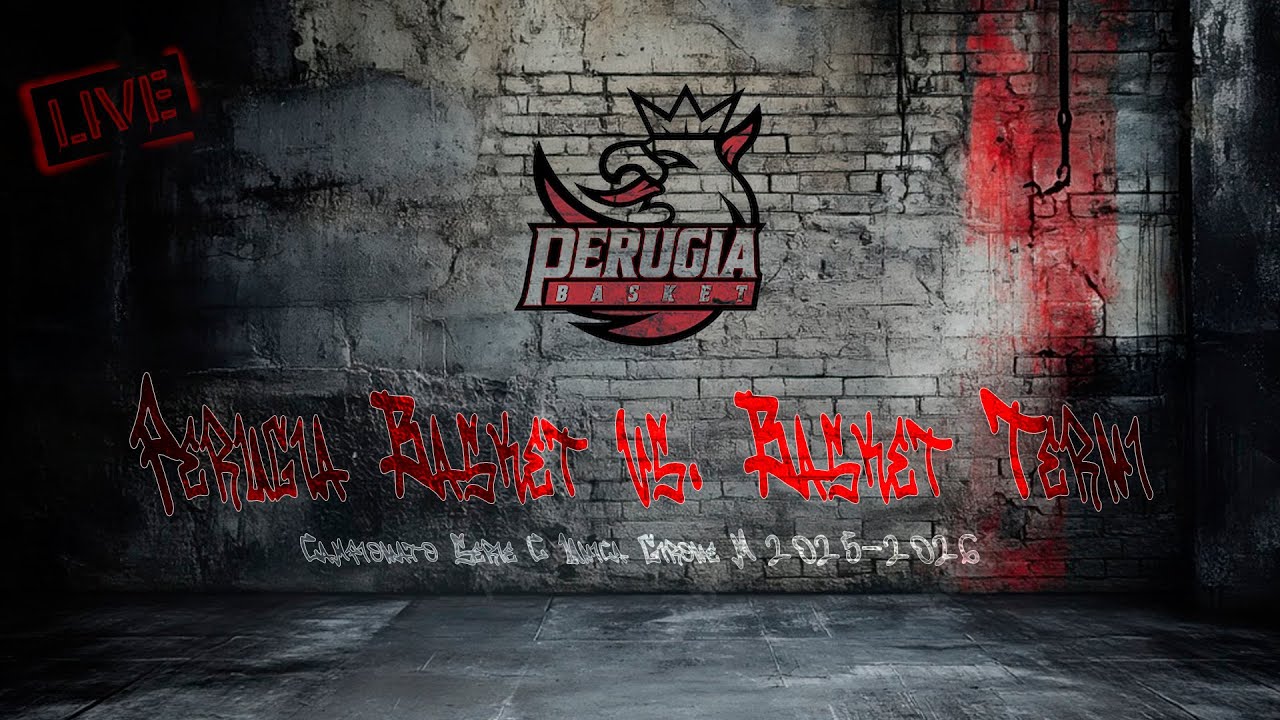 🏀🏀 SERIE C UNICA BASKET GIRONE M 2025-2026 - PERUGIA BASKET vs. BASKET TERNI 🏀🏀