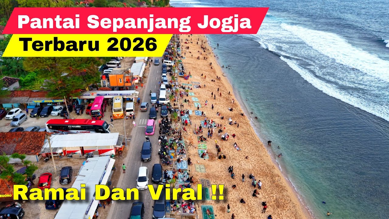 PANTAI SEPANJANG GUNUNGKIDUL YOGYAKARTA TERKINI YANG BARU VIRAL | WISATA JOGJA TERBARU 2026