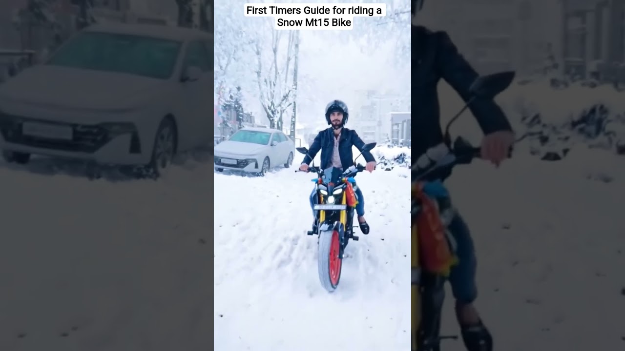 First Timers Guide for riding a Snow Mt15 Bike