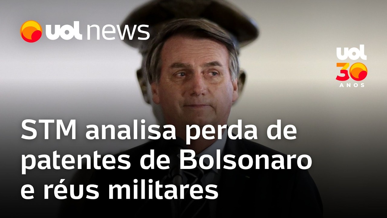 STM analisará pedidos de perda de postos e patentes de Bolsonaro e réus militares da trama golpista