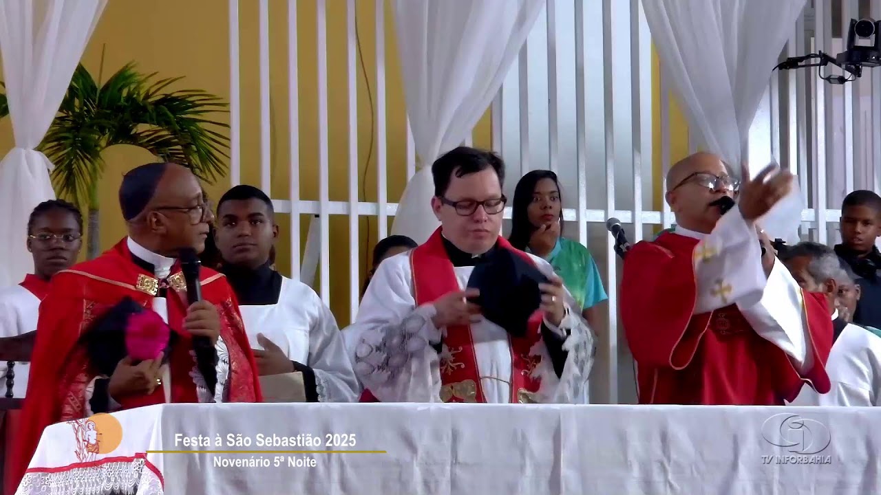 🔴 [AO VIVO] Novenário Festa em Honra à São Sebastião 2025 | 5ª Noite